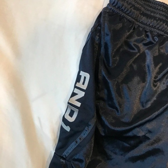 AND1 Basketball Shorts Black Mens S - Picture 2 of 7